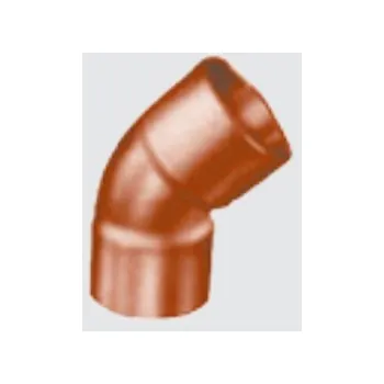 Kouřovod Měděné koleno NIBCO 5041028, 45° V/V, 28 mm