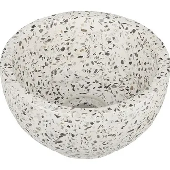 Umyvadlo Umyvadlo na desku Differnz Ruz přírodní kámen černá bílá 23 x 23 x 12 cm 36.102.10