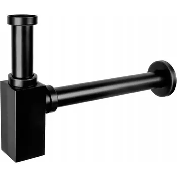 Sifon MEXEN Umyvadlový sifon hranatý ČERNÝ