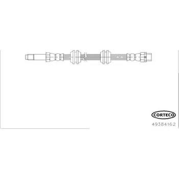 Brzdová hadice Brzdová hadice, , CORTECO, 49384162