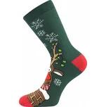 Vánoční ponožky Boma - Rudy, tmavě zelená Barva: Zelená, Velikost: 42-46