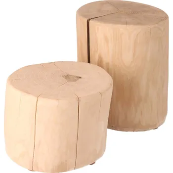 Dřevěná hračka Sada masivních dřevěných špalků - 2 ks