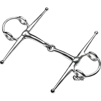 Jezdectví Roubíková fuga 1x lomená Feeling -FULL CHEEK GAG 13MM- - 14,5cm