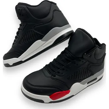 Pánské tenisky Prety Pánské černé kotníkové boty 03 Barva: Černá, Velikost: 43