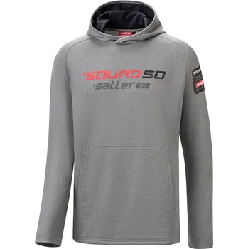 Pánská mikina Saller SQUAD50 UNI Mikina s kapucí BARVA: 552 šedá-černá, Velikost: XL Univerzální hřejivá mikina pro sport i volný čas