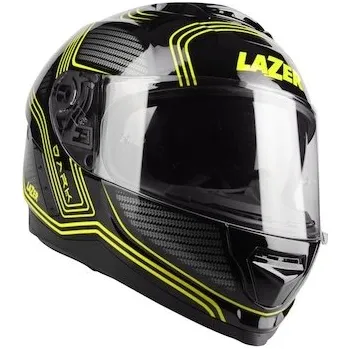 Helma na motorku přilba Rafale Darkside, LAZER (černá/žlutá, vel. 2XL)