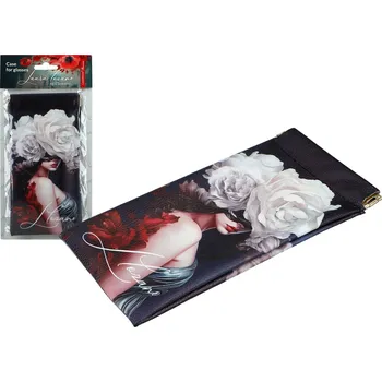 Carmani - Pouzdro na brýle, měkké L. Lozano, Lady`s Floral Symphony dekor č. 3 - 9 x 18 cm