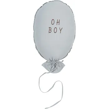Dekorativní polštářek MALOMI KIDS Polštářek Balónek Light Grey Vítej