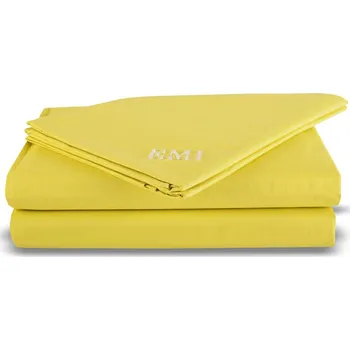 Prostěradlo Plachta ložní žlutá pevná EMI: Pevné prostěradlo 140x220