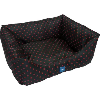 Pelíšek pro psa PROFIZOO Odolný Pelech Bojar 60 černá/červená (Spylon)