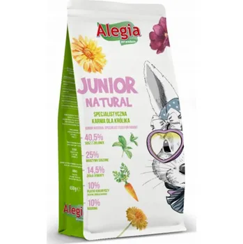Krmivo pro hlodavce ALEGIA Junior Natural - krmivo pro králíka - 650g