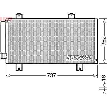 Klimatizace automobilu Kondenzátor, klimatizace, , 80100T5B003, DENSO, DCN40029
