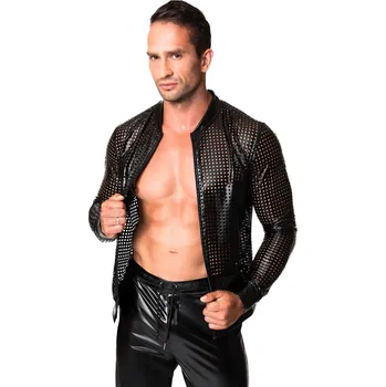 Pánské erotické prádlo Noir Handmade H076 Mayhem Bomber Jacket Velikost M