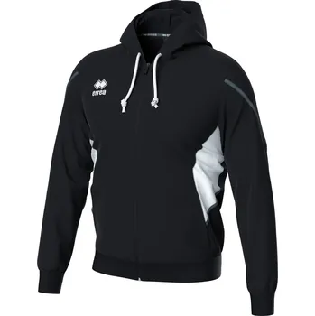 ERREA mikina s kapucí CLANCY BARVA: černá - bílá - antracit, Velikost: YXS