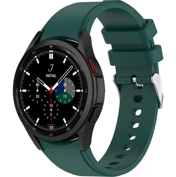 Příslušenství k chytrým hodinkám eses Silikonový řemínek pro Samsung Galaxy Watch 4, 5, 6, 7 - Zelený, 20 mm