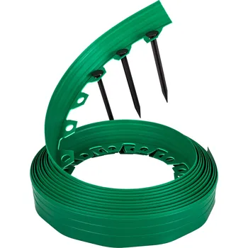 Zahradní obrubník Zahradní lem , plast 50 m, zelený, 6 cm