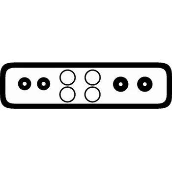 Těsnění motoru Sada těsnění, kryt hlavy válce, , BGA, RK6384