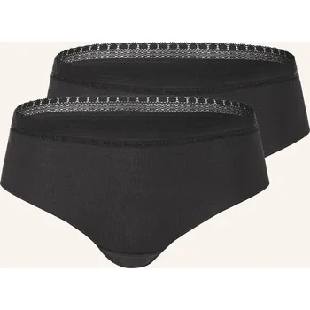 Kalhotky Sloggi Dámské Kalhotky Panty Go, 2 Kusy V Balení, černá, 34
