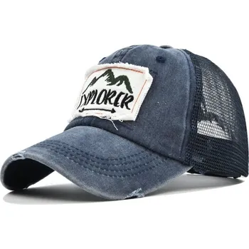 Kšiltovka Nová sportovní kšiltovka s výšivkou | čepice s kšiltem - námořnictvo