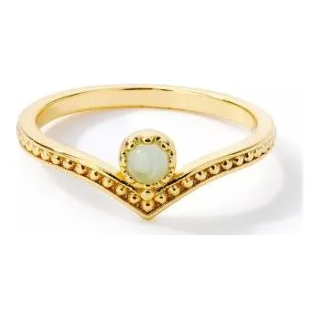 Prsten Prosperk Prstýnek s kamínkem Bali ve zlaté barvě Velikost prstenů: 6 (EU: 51-53) 19299/6 -