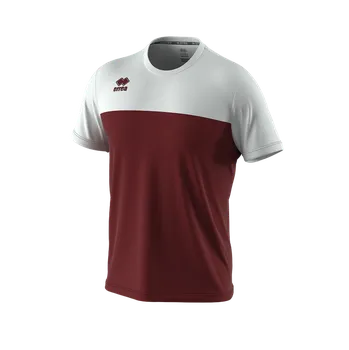 ERREA´ ERREA BRANDON Dresové triko BARVA: vínová - bílá, Velikost: XXL Výprodej – pohodlné sportovní triko pro trénink i volný čas