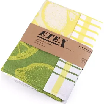 Utěrka Utěrky kuchyňské z Egyptské bavlny ETEX Č.7 50x70 cm - sada 3 ks