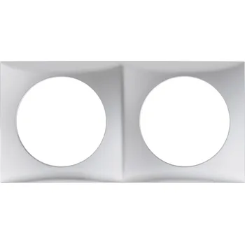 Elektrická zásuvka B.Berker Dvojrámeček Berker GmbH Integro Barva: Chrom mat