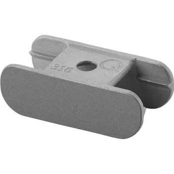 Adaptér pro profil na LED pásky, pro krycí lištu Adaptér pro profil na LED pásky, pro krycí lištu, U=24x24, Linear Light, nerez. ocel 316, surová