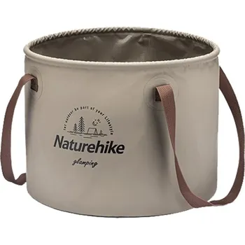 Naturehike Skládací cestovní kyblík Barva: Hnědá, Velikost: 20 litrů