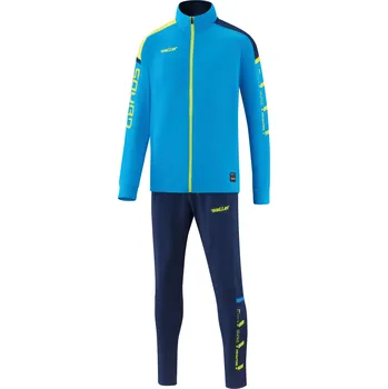 Saller SQUAD50 Tréninková souprava BARVA: 144 světle modrá-tmavě modrá-neon žlutá, Velikost: 176 Komfort a styl pro aktivní životní styl