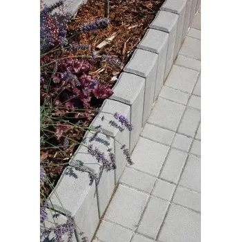 Zahradní obrubník BEST Palisáda KADENT výška 1200 mm, 180x120 mm přírodní