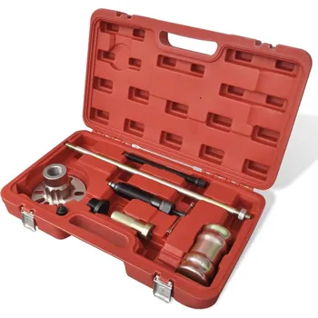 Sada nářadí vidaXL Hydraulická sada stahováků na náboje kol a kladiva 10ton