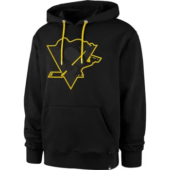 Pánská mikina 47 Brand Pánská mikina Pittsburgh Penguins NHL Imprint Helix Pullover Hood Velikost: S