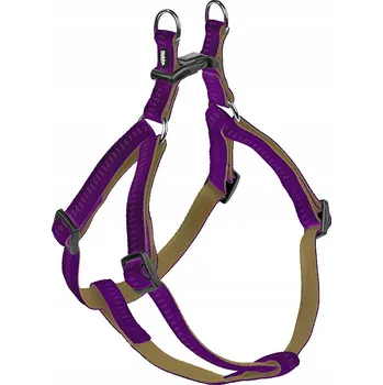 Postroj pro psa NOBBY SOFT GRIP POSTROJ STEP IN S-M Fialový 15mm-56cm