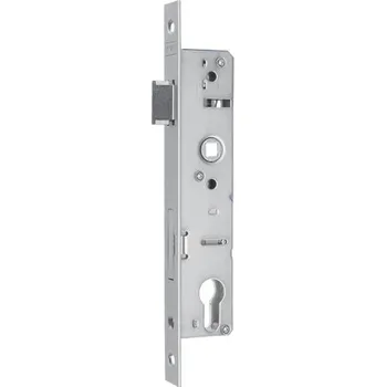 zadlabací zámek Zámek vložkový 90/50 mm poniklovaná lišta