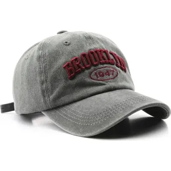 Čepice Brooklyn baseballová čepice unisex | stylová čepice s kšiltem - šedá