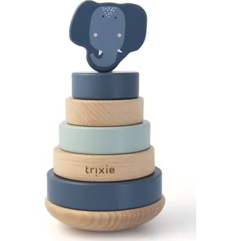 Dřevěná hračka TRIXIE Dřevěná stohovací hračka Mrs. Elephant