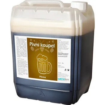 Koupelová pěna MEDISTAR CZ Pivní koupel 5L - PĚNIVÁ