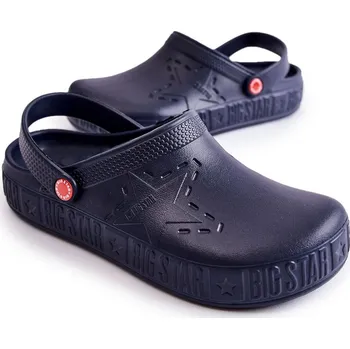 Sada pánského spodního prádla Pánské lehké pantofle Kroks Big Star II175002 Námořnická modrá 46