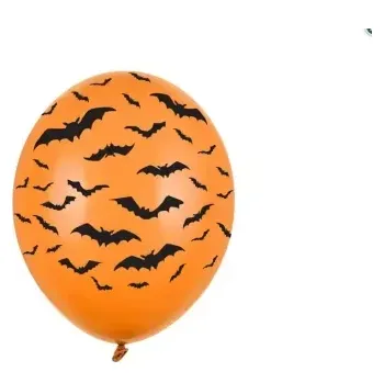 Balónek Balón Strong Netopýři 30cm – oranžový