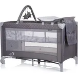 CHIPOLINO Cestovní postýlka s přebalovací podložkou Luna Ash Grey