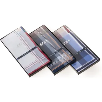 Látkový kapesník Pánské kapesníky 3 ks - MIX luxury line - Dárkové balení