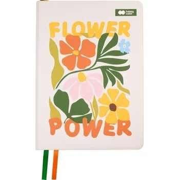 Set školních potřeb Notes A5/80K linia Bloom boho HAPPY COLOR