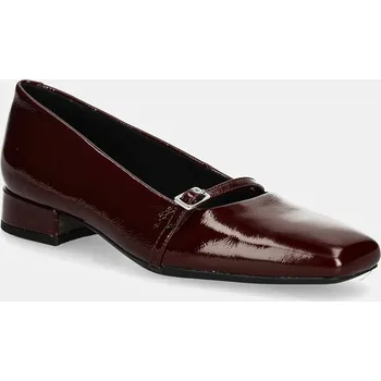 Dámské baleríny Kožené baleríny Vagabond Shoemakers DEBBI vínová barva, 5818-160-38 5818.160.38 83X, EUR 37