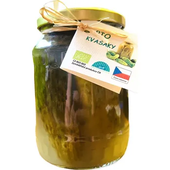 konzervovaná zelenina Horňácká farma Velké kvašáky BIO 700 ml