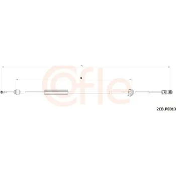 Převodovka Tažné lanko, ruční převodovka, , COFLE, 92.2CB.PE013