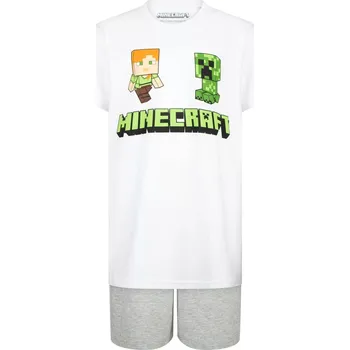 Chlapecké pyžamo Minecraft pyžamo Creeper a Alex dětské Velikos pyžama: 128 cm