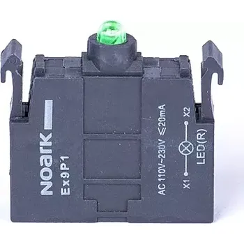 tlačítko NOARK 105595 Ex9P1 LEDg 24V AC/DC LED jednotka pro Ex9P1, zelená, 24VAC/DC (NOARK 105595 Ex9P1 LEDg 24V AC/DC)