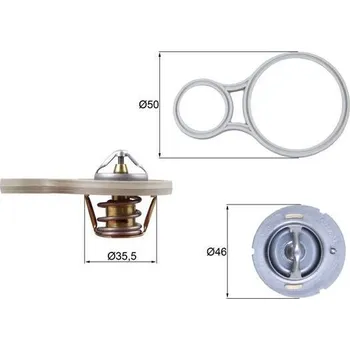 Automobilové těsnění Termostat, chladivo MAHLE TX 255 91