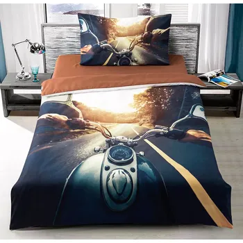 Povlečení POVLEČENÍ S 3D EFEKTEM 140x200/70x90cm - JÍZDA